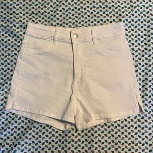 H&M White Denim Shorts